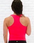 Full Length Racerback - Neon Coral
