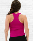 Full Length Racerback - Raspberry
