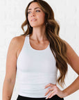 Full Length Racerback - White