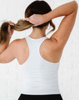 Full Length Racerback - White