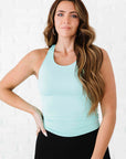 Full Length Racerback - Island Aqua