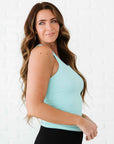 Full Length Racerback - Island Aqua