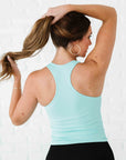 Full Length Racerback - Island Aqua