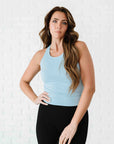 Full Length Racerback - Breezy Blue
