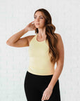 Full Length Racerback - Pale Lemon