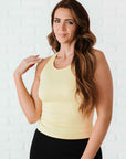 Full Length Racerback - Pale Lemon