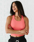 Cropped Racerback - Camellia