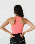 Cropped Racerback - Camellia