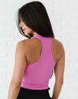 Cropped Racerback - Crocus