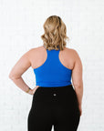 Cropped Racerback - Royal Blue