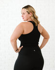 Cropped Racerback - Black