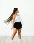Cropped Racerback - White