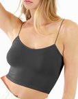 Skinny Strap Cropped Cami - Multiple Colors