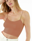 Skinny Strap Cropped Cami - Multiple Colors