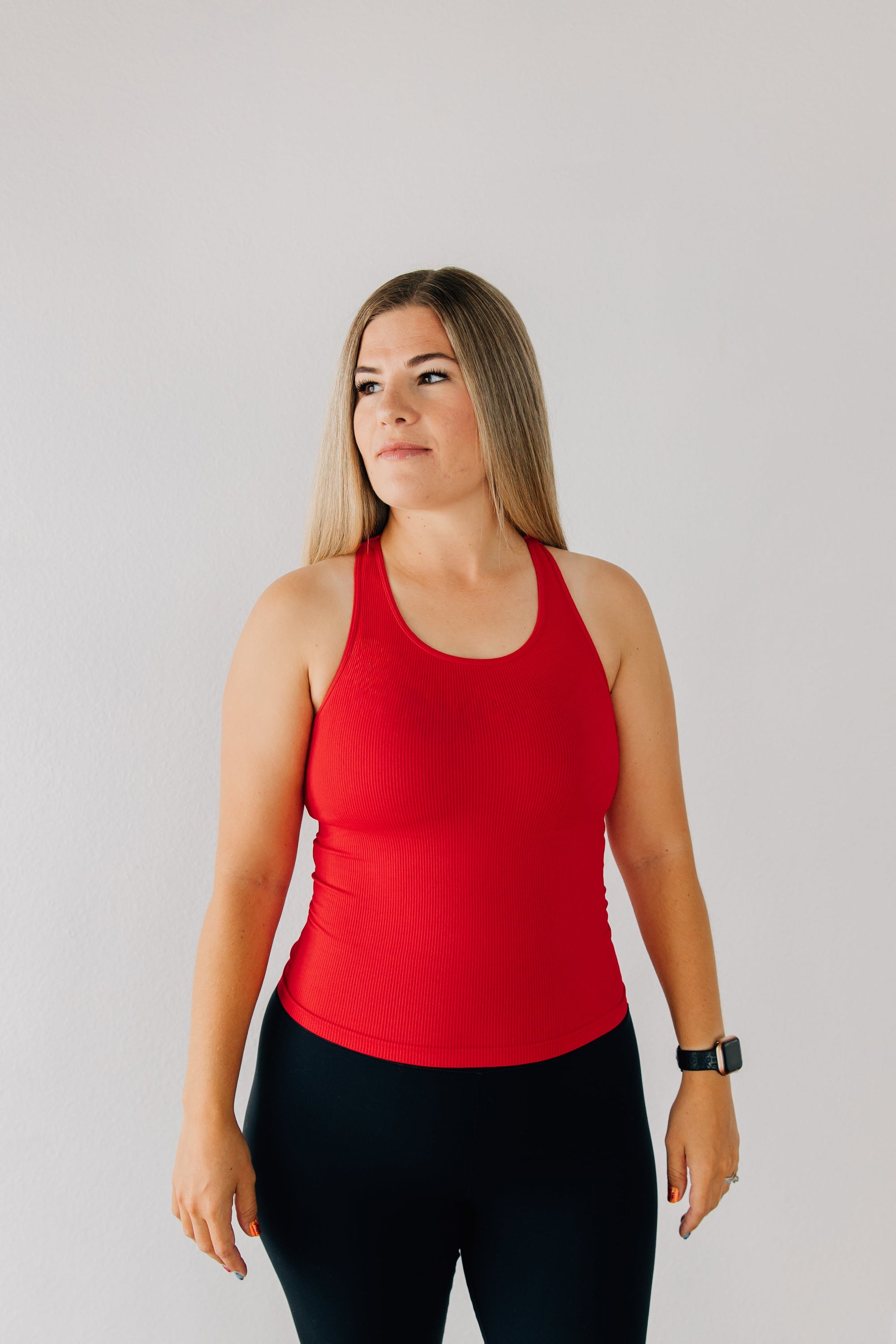 Long Ribbed Racerback