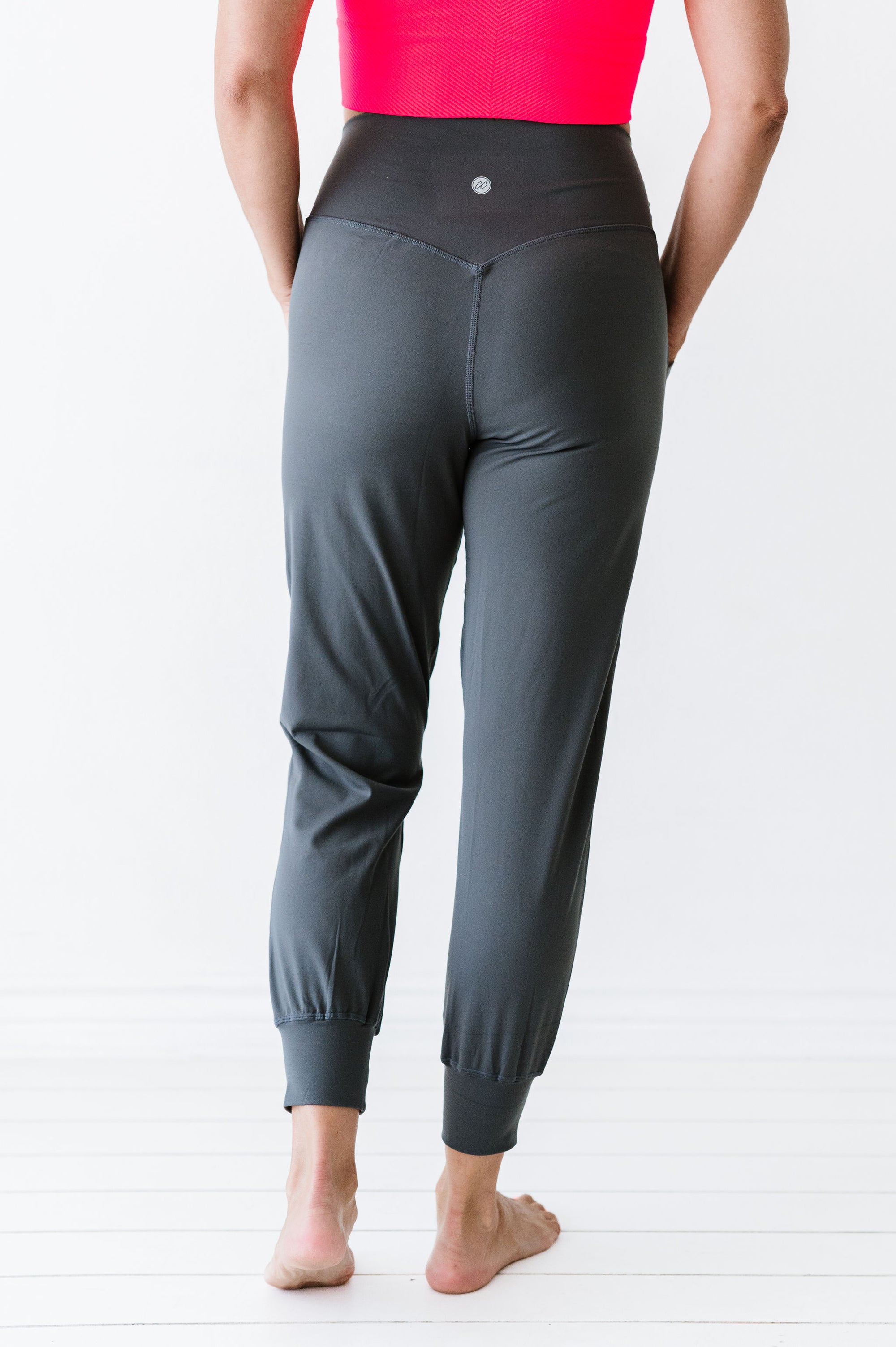 CC Custom Yoga Joggers | Charcoal