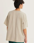 Oversized Mineral Washed Tee - Ash