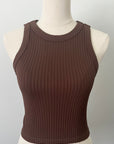 Chunky Ribbed High Neck - Mocha