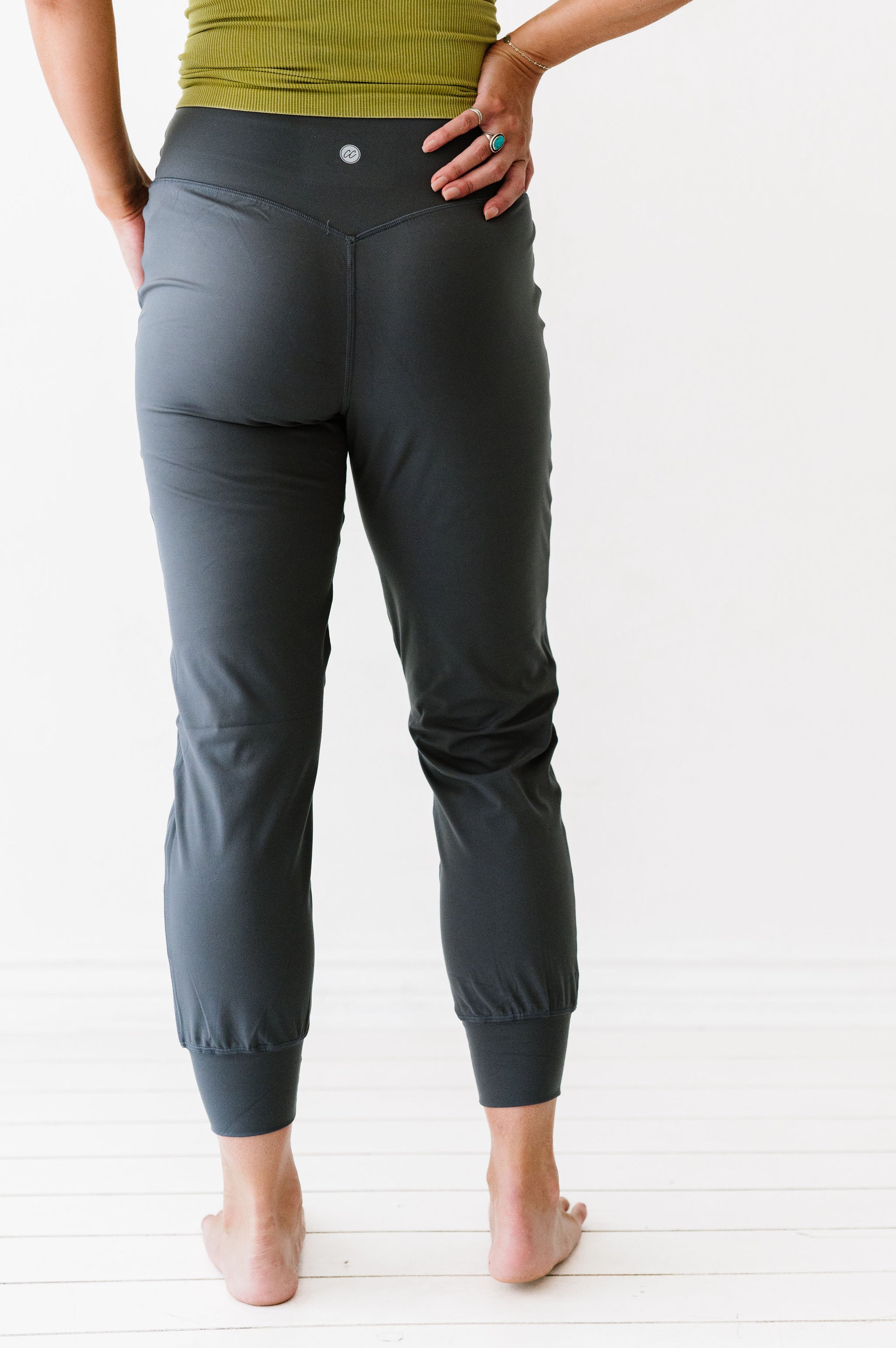 CC Custom Yoga Joggers | Charcoal