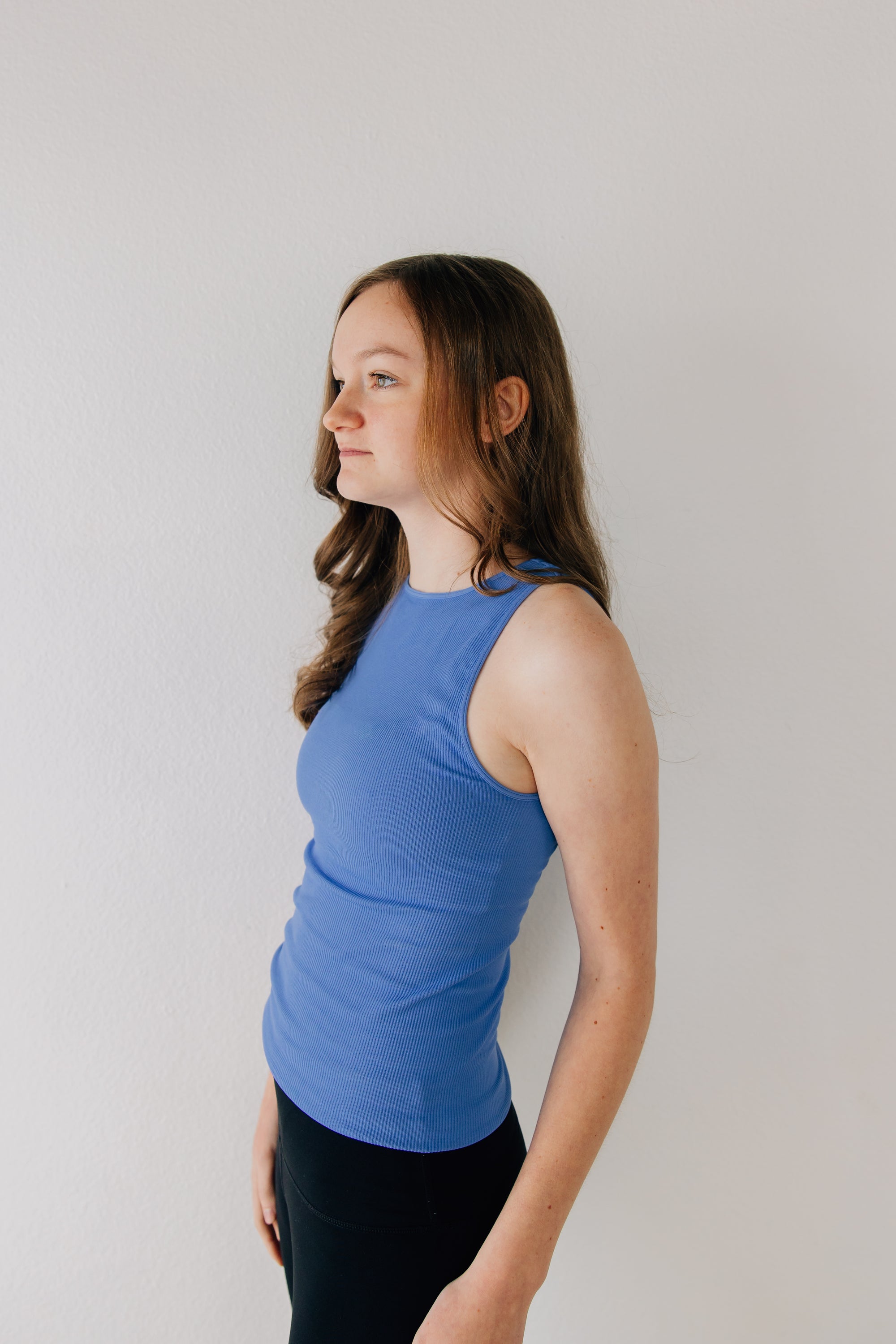 Long Ribbed High Neck