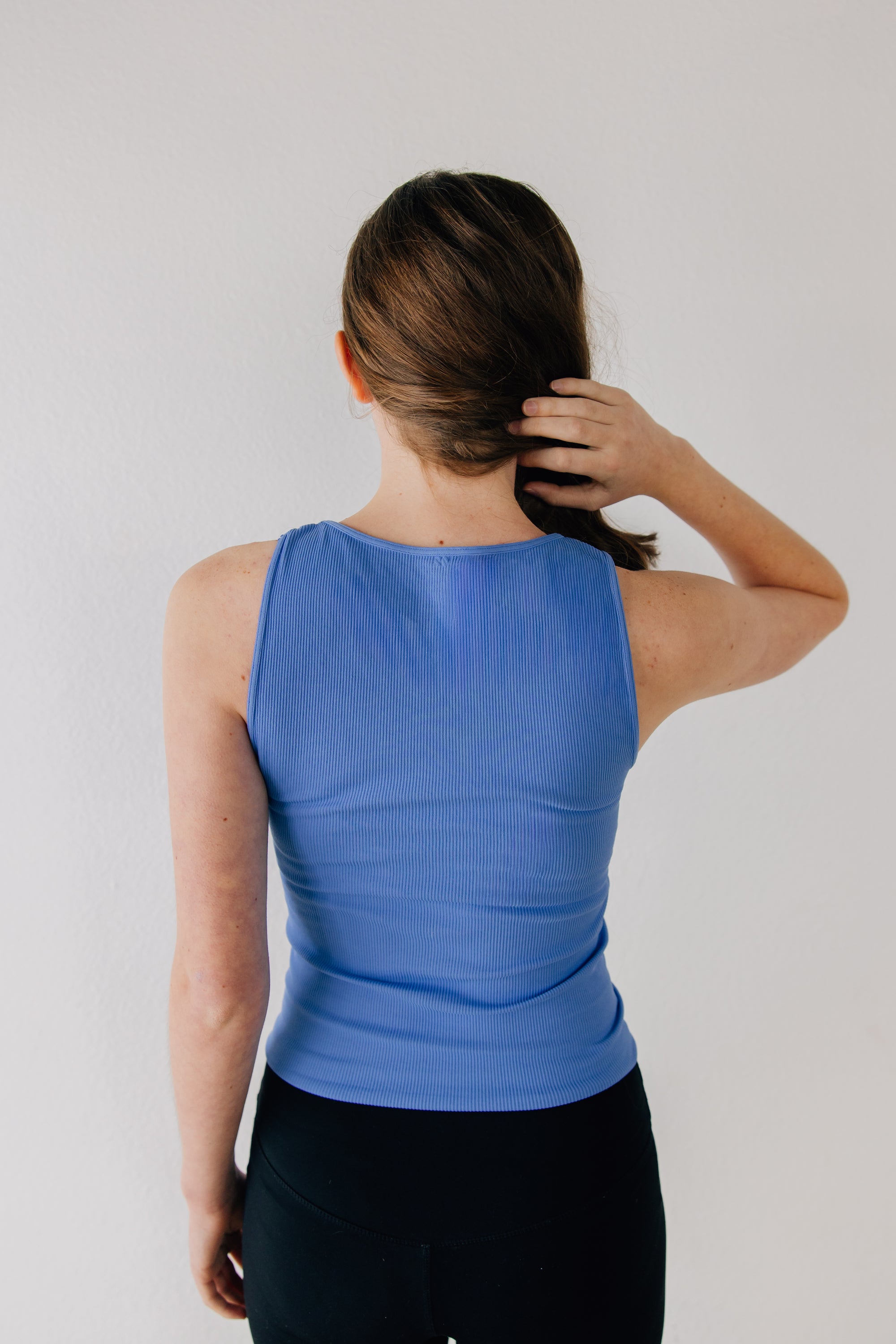 Long Ribbed High Neck