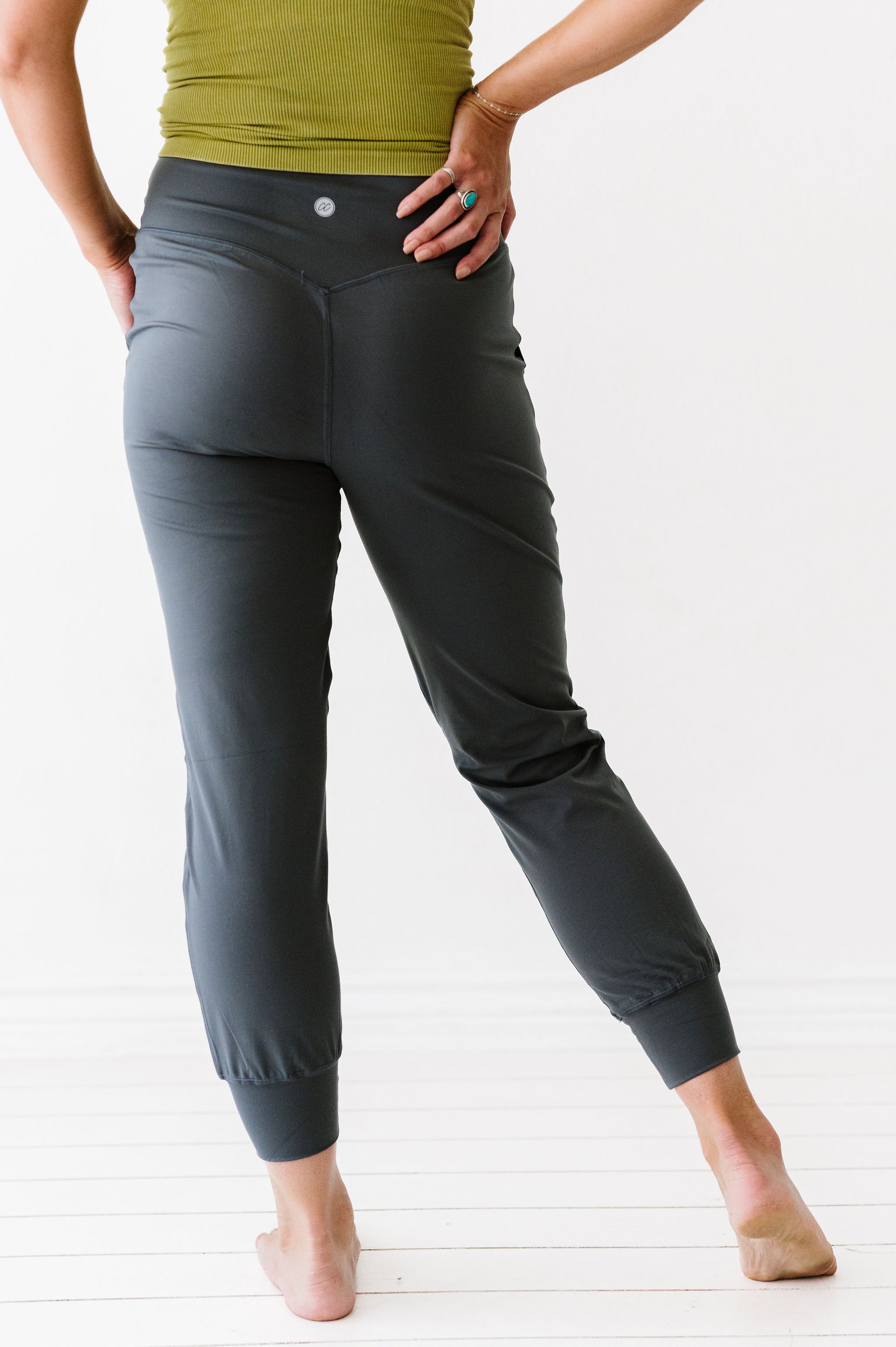 CC Custom Yoga Joggers | Charcoal