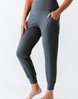 CC Custom Yoga Joggers | Charcoal