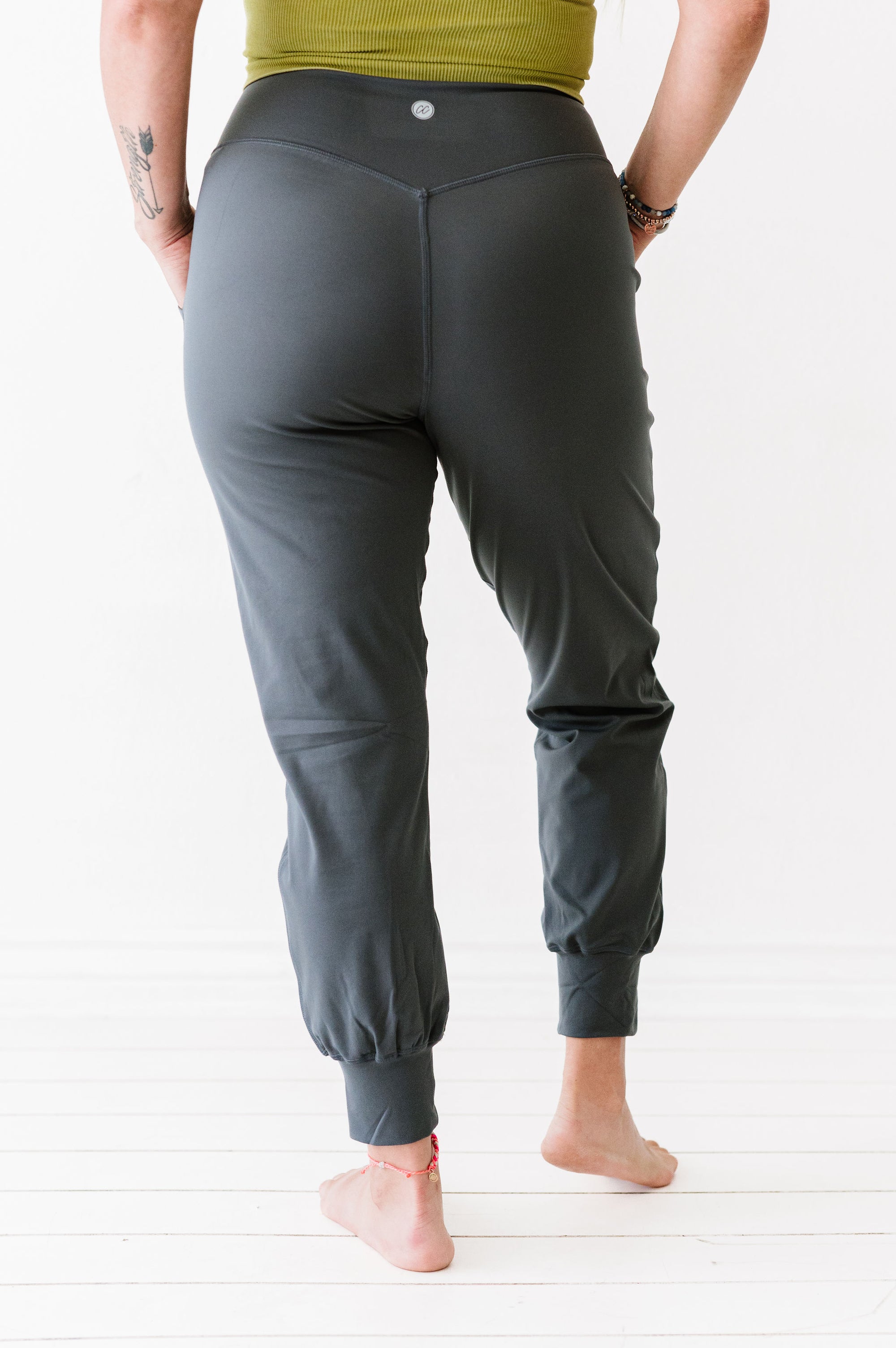 CC Custom Yoga Joggers | Charcoal