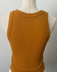 Chunky Ribbed High Neck - Golden