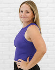 Chunky Ribbed High Neck - Indigo