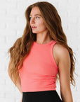 Chunky Ribbed High Neck - Camellia