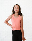 Cropped Racerback - Peach