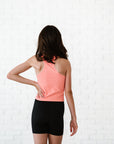 Cropped Racerback - Peach