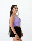 Cropped Racerback - Lavender