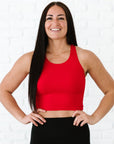 Cropped Racerback - Red *RESTOCKED*