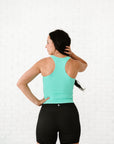 Full Length Racerback - Aqua