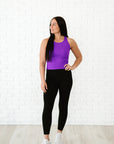 Full Length Racerback - Neon Purple