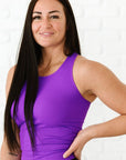 Full Length Racerback - Neon Purple