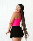 Full Length Racerback - Neon Fuchsia