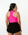 Full Length Racerback - Neon Fuchsia