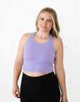 Cropped Racerback - Lavender