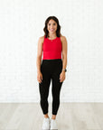 Cropped Racerback - Red *RESTOCKED*