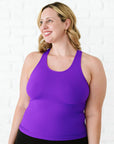 Full Length Racerback - Neon Purple