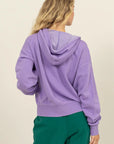 Saturday Afternoon Full Zip Hoodie - Purple