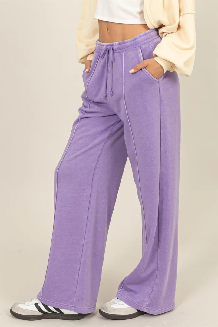 Saturday Afternoon Relaxed Sweatpants - Purple