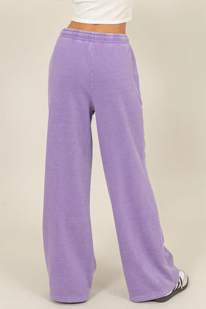 Saturday Afternoon Relaxed Sweatpants - Purple