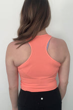 Load image into Gallery viewer, Cropped Racerback - Peach
