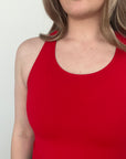 Cropped Racerback - Red *RESTOCKED*