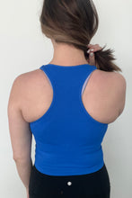 Load image into Gallery viewer, Cropped Racerback - Royal Blue - 8 left
