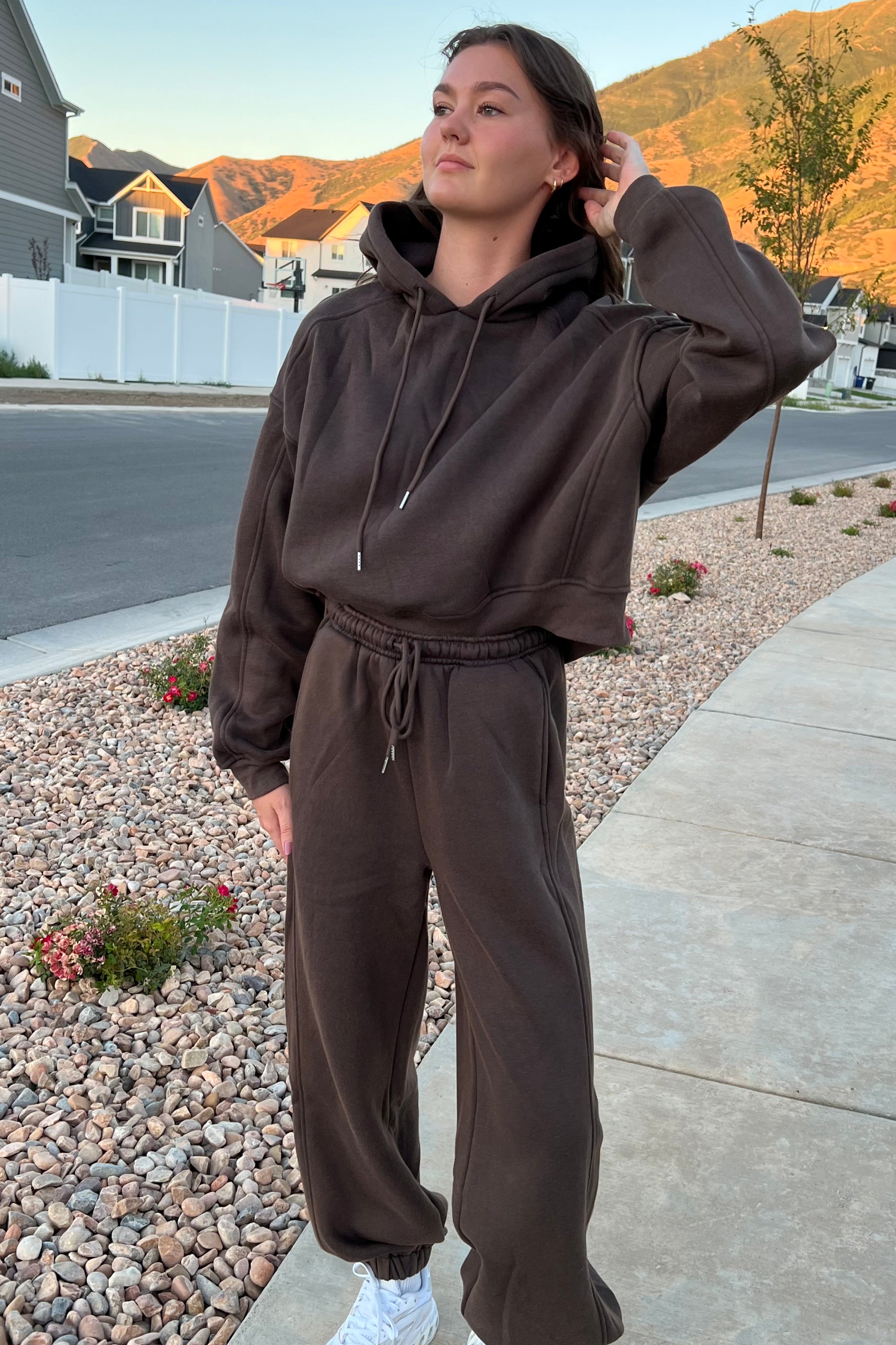 Cozy sweat set sale